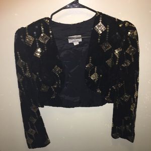 Sequence Velvet Crop Jacket